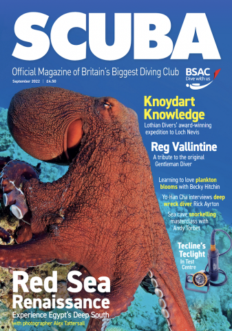 SCUBA September magazine cover 2022